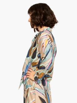 Banana Leaves Top AQUA MULTI -Brave Sales Store M231634AQLPRODUCT 02