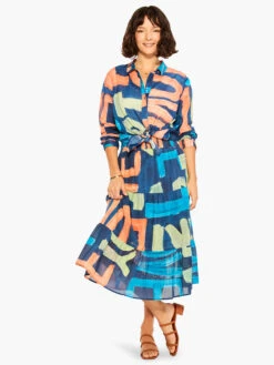 Love Art Joy Skirt INDIGO MULTI -Brave Sales Store M231711IMIPRODUCT 04