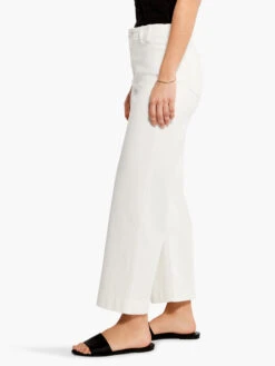NZ Denim Mid Rise Wide-Leg Crop Jean PAPER WHITE -Brave Sales Store M231887PWHPRODUCT 03