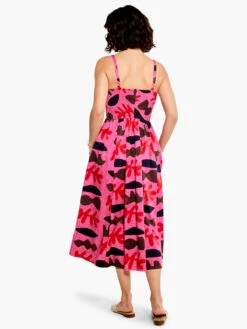 Cutout Crush Dress PINK MULTI -Brave Sales Store M231901PKMPRODUCT 03