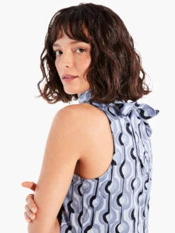 Painted Clouds Dress BLUE MULTI -Brave Sales Store M231907BLTPRODUCT 06