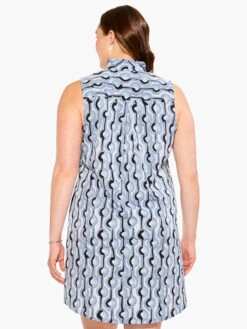 Painted Clouds Zest Dress BLUE MULTI -Brave Sales Store M231949WBLTPRODUCT 03