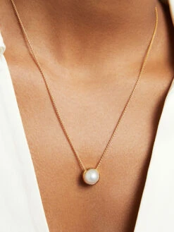 Dean Davidson - Pendant Semi-Precious Necklace PEARL -Brave Sales Store N100GPRLPRLPRODUCT 02