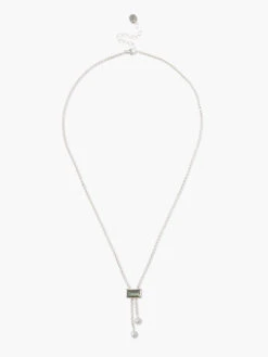 Chan Luu - Labradorite Silver Necklace LABRADORITE