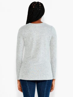 NZT Sweet Dreams Long Sleeve Crew Tee GREY MIX -Brave Sales Store NZTESS1016GRMPRODUCT 03