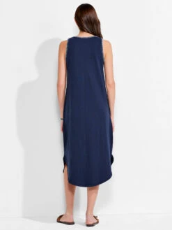 NZT Scoop Neck Stitch Tank Dress DARK INDIGO MULTI -Brave Sales Store NZTM231260DMIPRODUCT 03