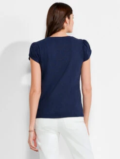 NZT Short Sleeve Tulip Sleeve Scoop Tee -Brave Sales Store NZTM232014DIDPRODUCT 03