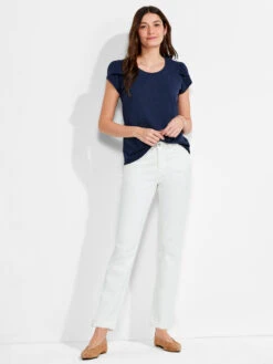 NZT Short Sleeve Tulip Sleeve Scoop Tee -Brave Sales Store NZTM232014DIDPRODUCT 04