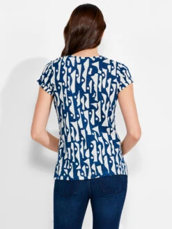 NZT High Seas Short Sleeve V Tee BLUE MULTI -Brave Sales Store NZTM232022BLTPRODUCT 03