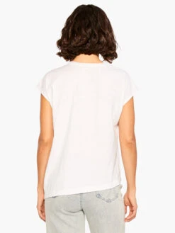 NZT Short Sleeve Crew Asymmetrical Tee PAPER WHITE -Brave Sales Store NZTM232023PWHPRODUCT 03