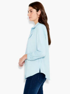 NZT Long Sleeve Angled Pocket Shirt MIST -Brave Sales Store NZTS231019MSTPRODUCT 02