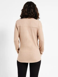 NZT Sweet Dreams Long Sleeve Shirt NATURAL -Brave Sales Store NZTW232051NATPRODUCT 03