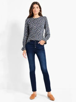 NZT Sweet Dreams Dotty Femme Sleeve Tee BLACK MULTI -Brave Sales Store NZTW232055BLMPRODUCT 04