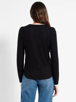 NZT Sweet Dreams Puff Shoulder Layered Top -Brave Sales Store NZTW232071BLXPRODUCT 03