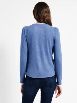 NZT Sweet Dreams Puff Shoulder Layered Top HORIZON -Brave Sales Store NZTW232071HORPRODUCT 03