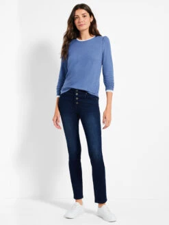 NZT Sweet Dreams Puff Shoulder Layered Top HORIZON -Brave Sales Store NZTW232071HORPRODUCT 04