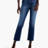 Paige Cindy W/ Raw Hem Jeans MEDIUM WASH