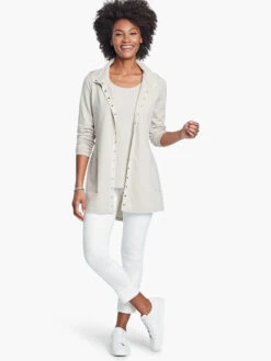 Shirt Tail Perfect Tank COBBLESTONE -Brave Sales Store S211030CBSPRODUCT 05