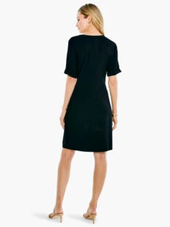 Eaze Tie Dress BLACK ONYX -Brave Sales Store S221216BLXPRODUCT 03
