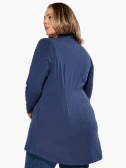 Snap Up Perfect Jacket HARBOR BLUE -Brave Sales Store S231050WHBBPRODUCT 03