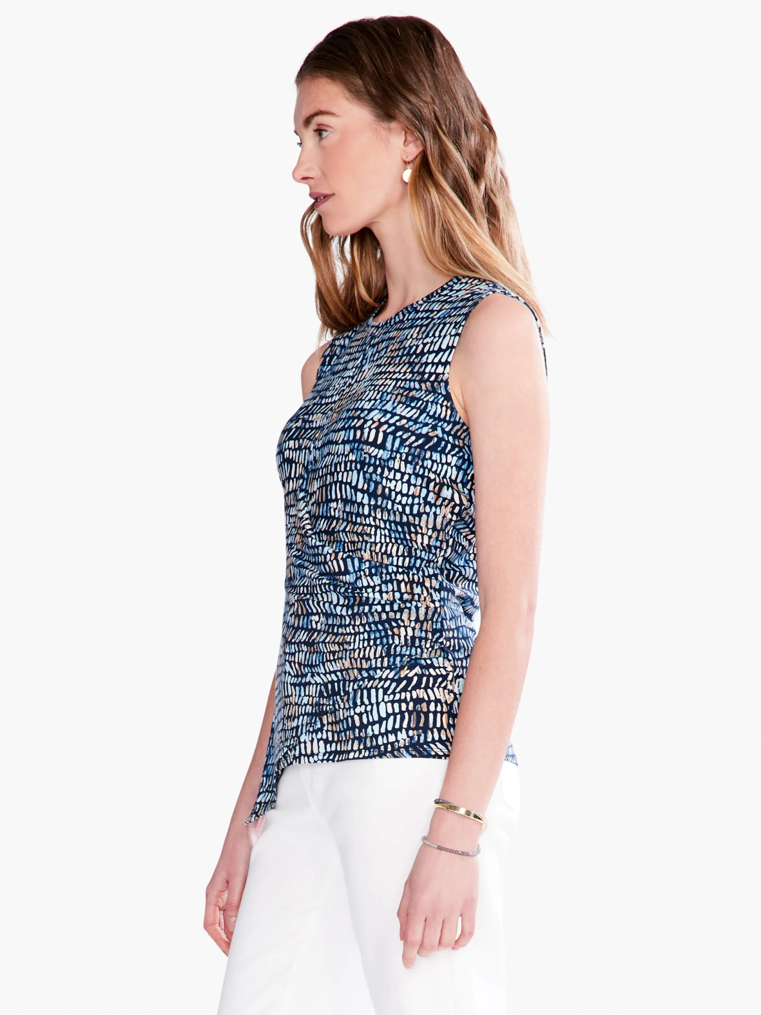 Water Drops Tank BLUE MULTI 2 Water Drops Tank BLUE MULTI - Image 2