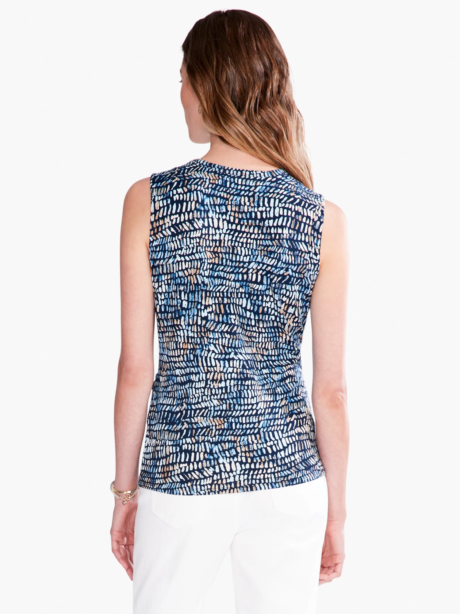 Water Drops Tank BLUE MULTI 3 Water Drops Tank BLUE MULTI - Image 3