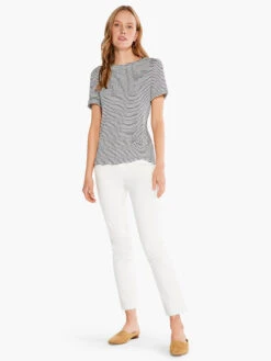 In Line Twist Tee WHITE MULTI -Brave Sales Store S231065WMTPRODUCT 04