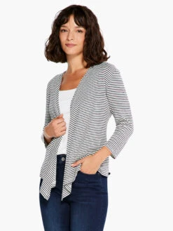 In Line 4-Way Cardigan WHITE MULTI -Brave Sales Store S231066WMTPRODUCT 02