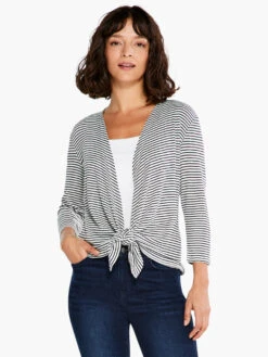 In Line 4-Way Cardigan WHITE MULTI -Brave Sales Store S231066WMTPRODUCT 03