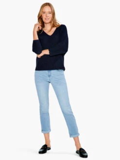 Relaxed Shaker Knit Sweater DARK INDIGO -Brave Sales Store S231123DIDPRODUCT 04