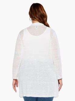 Featherweight Drape Cardigan PAPER WHITE -Brave Sales Store S231170WPWHPRODUCT 03