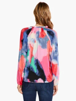 Abstract Art Top PINK MULTI -Brave Sales Store S231609PKMPRODUCT 03
