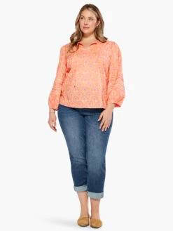 Swan Rays Top ORANGE MULTI -Brave Sales Store S231610WORMPRODUCT 04