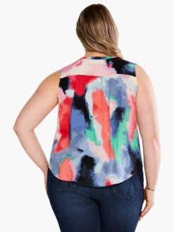 Abstract Art Tank PINK MULTI -Brave Sales Store S231618WPKMPRODUCT 03