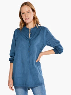 Garden Shirt INDIGO MULTI