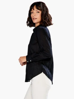 Crinkle Shirt BLACK ONYX -Brave Sales Store S231636BLXPRODUCT 02