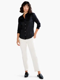 Crinkle Shirt BLACK ONYX -Brave Sales Store S231636BLXPRODUCT 04