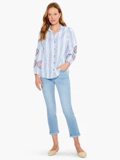 Embroidered Skies Shirt BLUE MULTI -Brave Sales Store S231638BLTPRODUCT 04