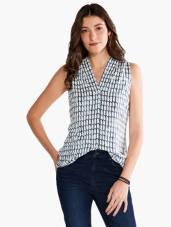 Lattice Live In Tank BLUE MULTI