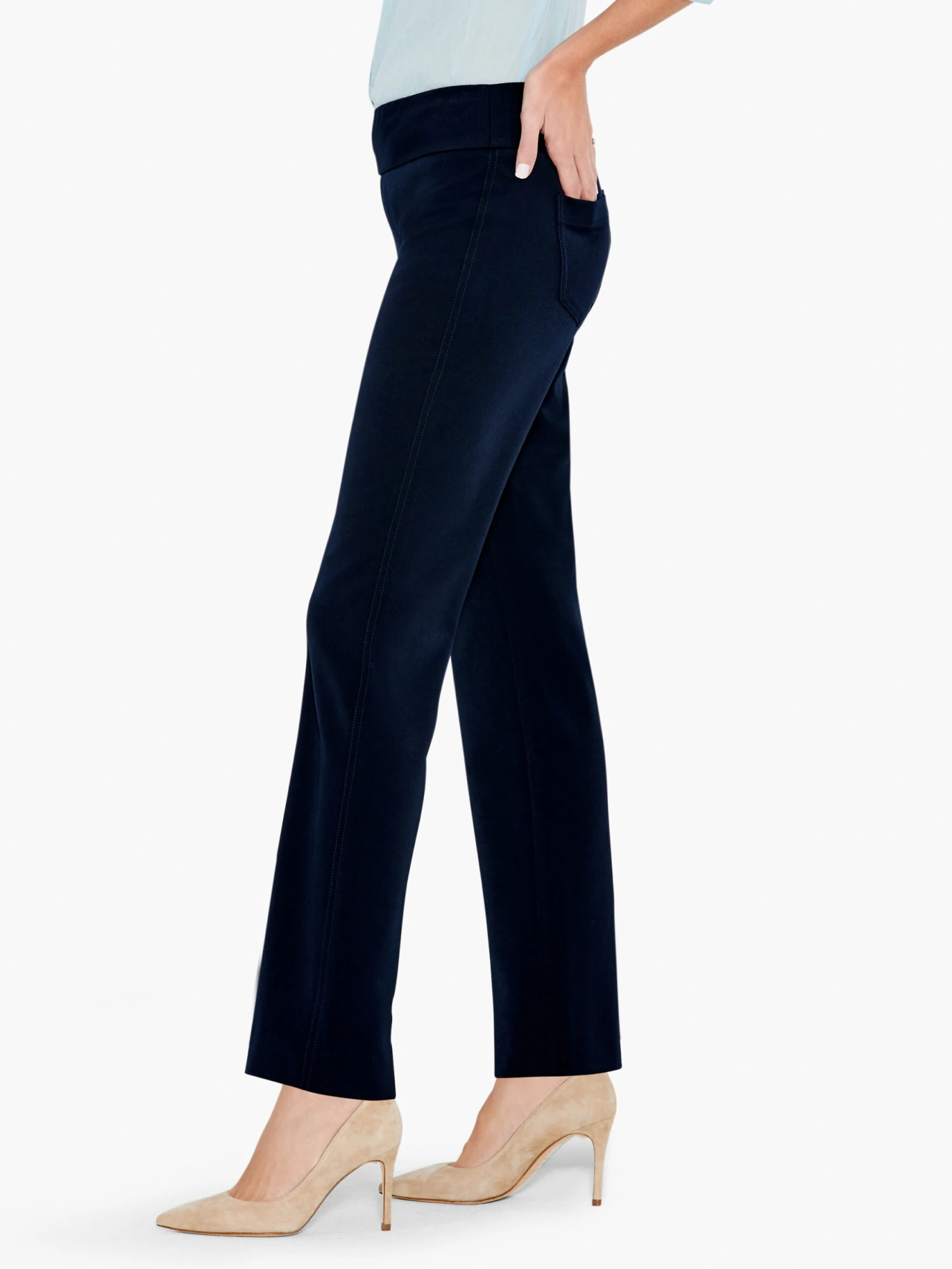 Work It Straight-Leg Trouser DARK INDIGO 2 Work It Straight-Leg Trouser DARK INDIGO - Image 2