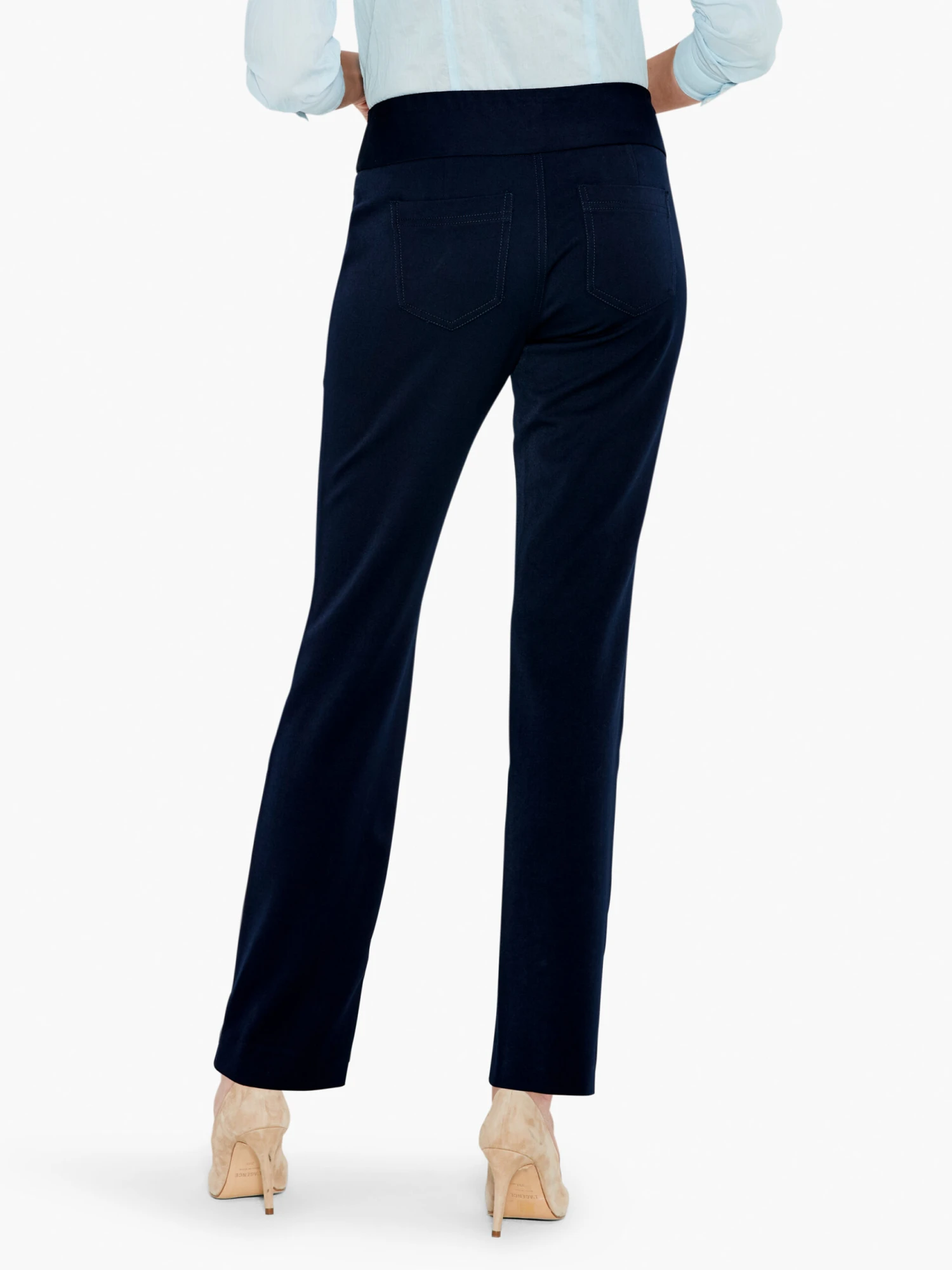 Work It Straight-Leg Trouser DARK INDIGO 3 Work It Straight-Leg Trouser DARK INDIGO - Image 3