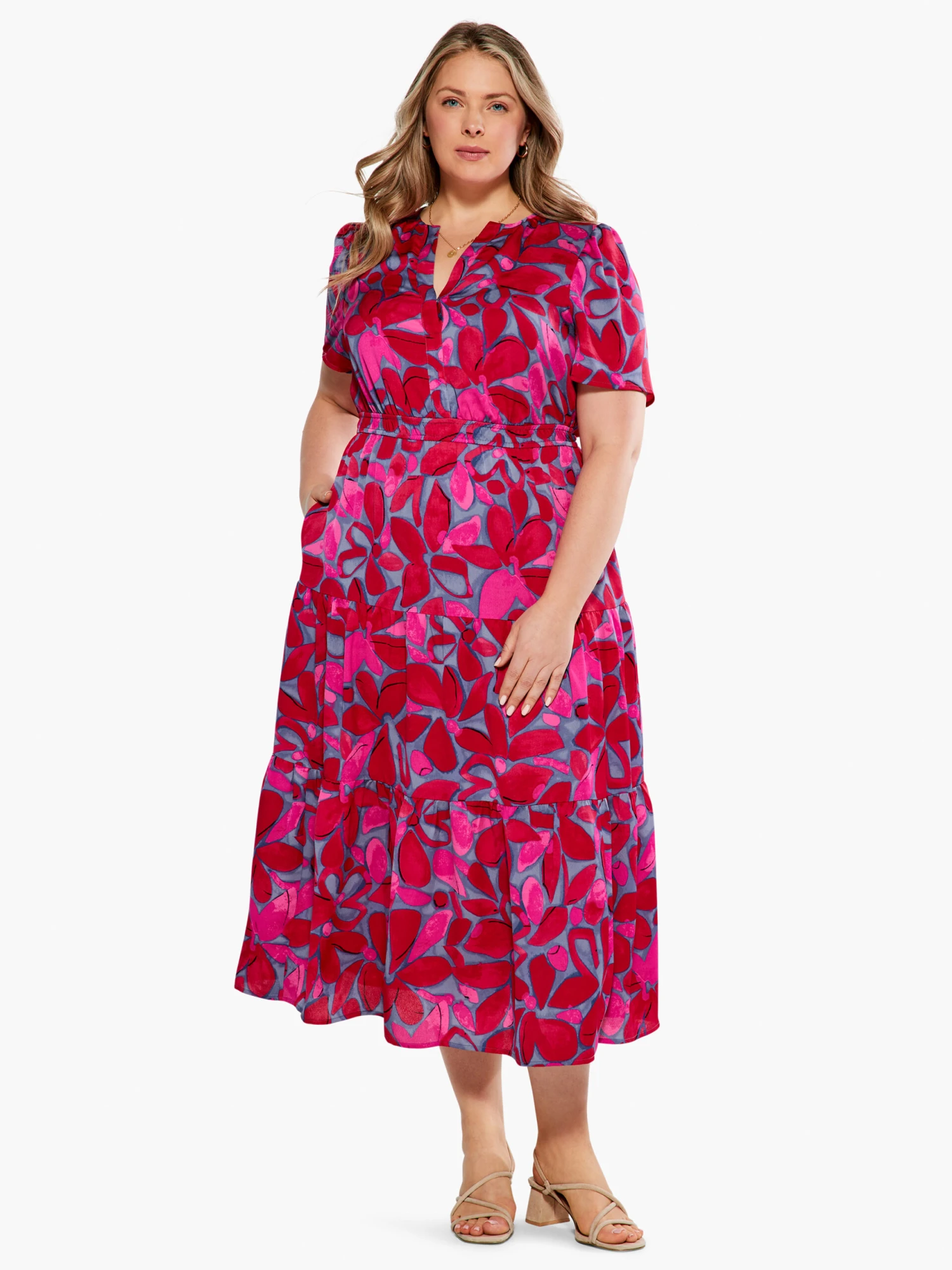 Happy Splash Dress PINK MULTI 2 Happy Splash Dress PINK MULTI - Image 2