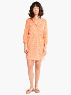 Swan Rays Dress ORANGE MULTI -Brave Sales Store S231911ORMPRODUCT 04