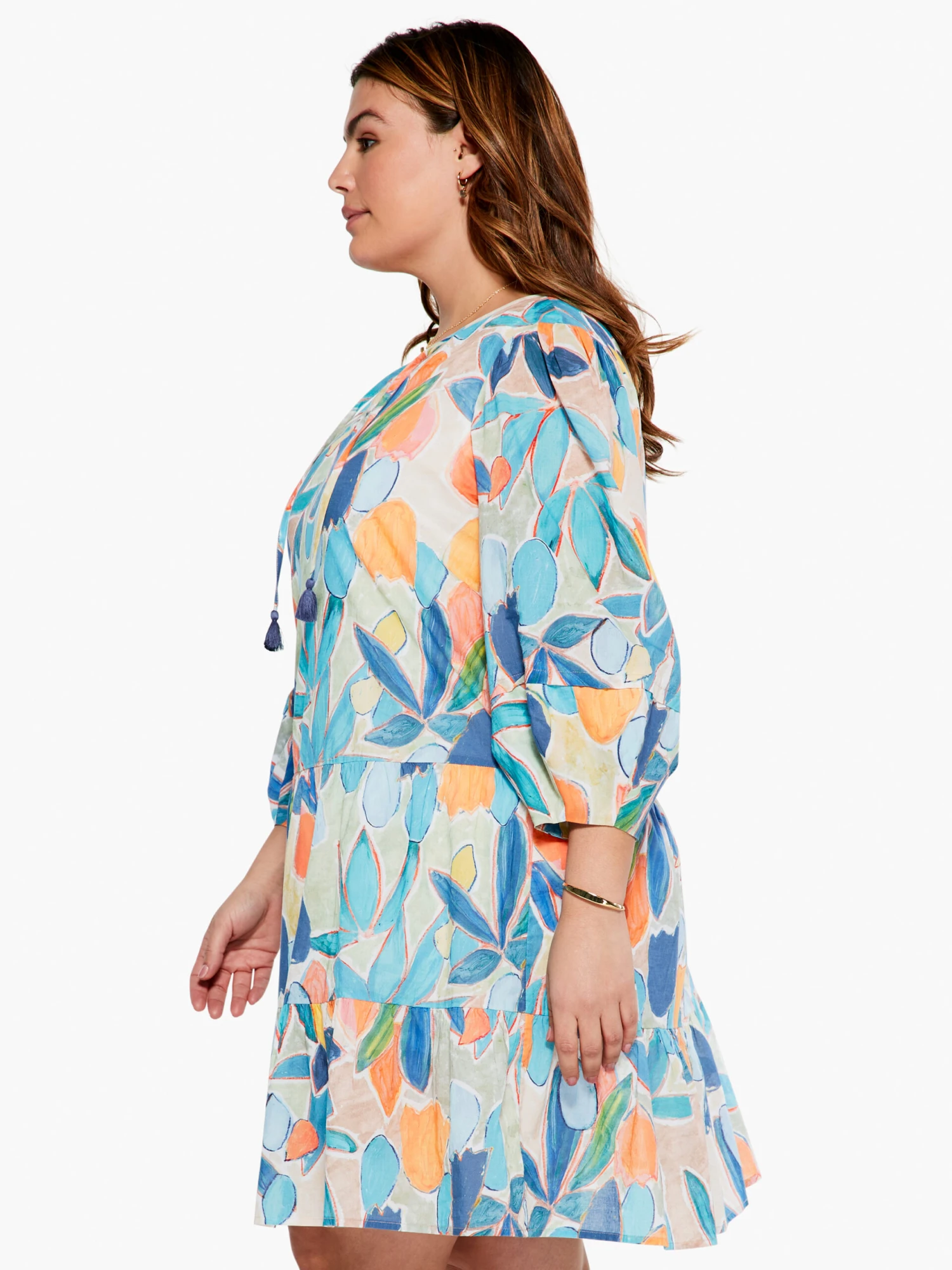 Citrus Grove Dress BLUE MULTI 2 Citrus Grove Dress BLUE MULTI - Image 2