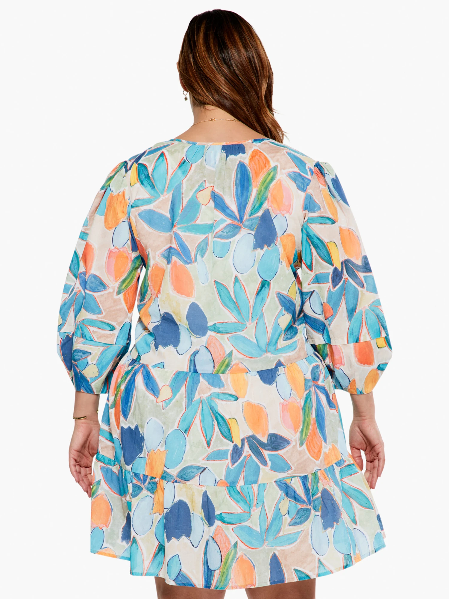 Citrus Grove Dress BLUE MULTI 3 Citrus Grove Dress BLUE MULTI - Image 3