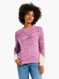 Winter Warmth Sweater PINK MULTI