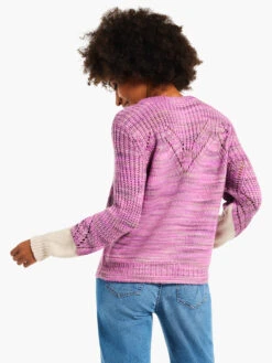 Winter Warmth Sweater PINK MULTI -Brave Sales Store W231109PKMPRODUCT 03