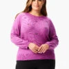 Hidden Gems Sweater VIVID MAGENTA