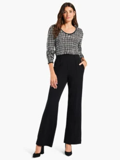 Checked Off Sweater BLACK MULTI -Brave Sales Store W231117BLMPRODUCT 04