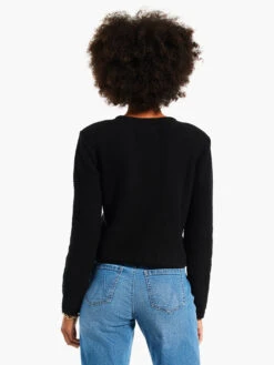 Gilded Texture Sweater Jacket -Brave Sales Store W231119BLXPRODUCT 03